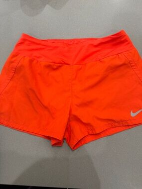Nike Women’s Bright Orange Athletic Running Shorts